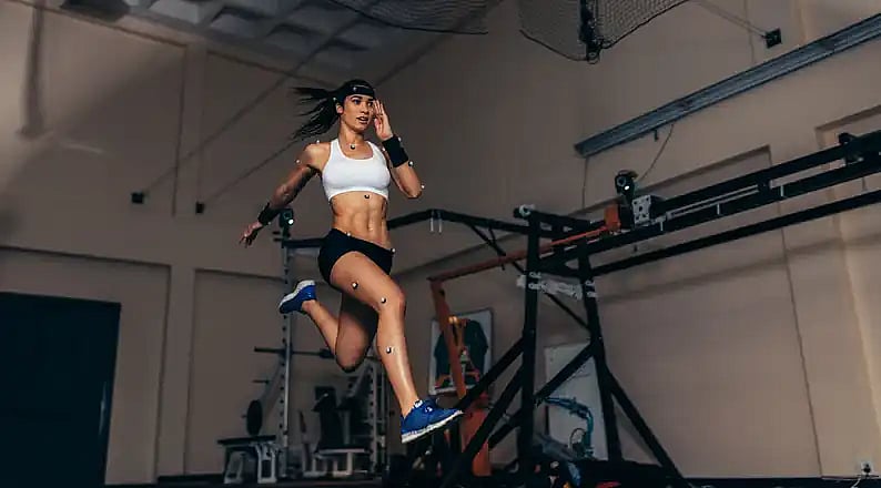 woman running and getting ready for a return to a sport